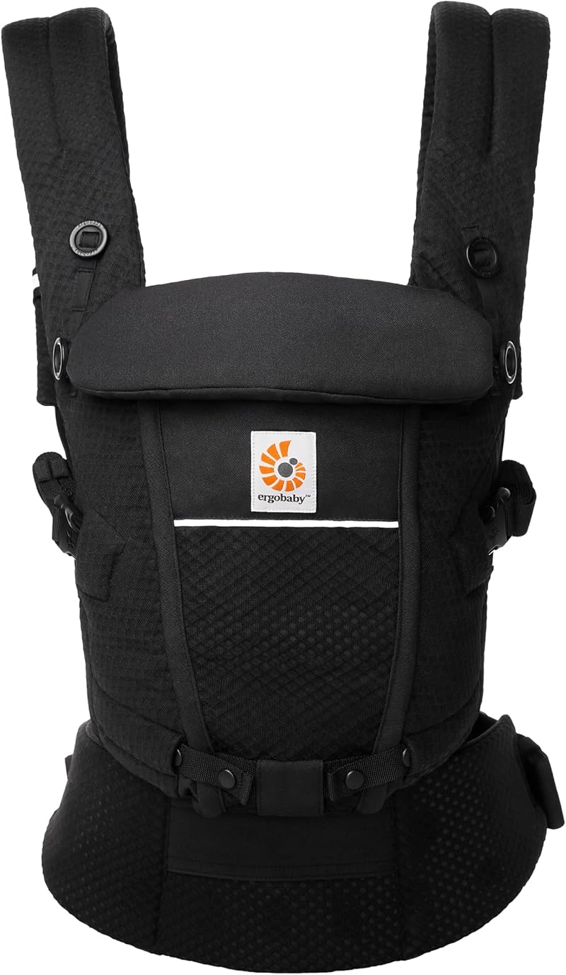 Ergobaby Adapt Baby Carrier Newborn Three Positions SoftFlex Mesh Onyx Black