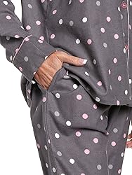 Noble Mount Women's Cotton Flannel Pajama Set
