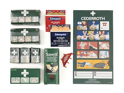 Cederroth Refill Paket Erste Hilfe Tafel 11 Teilig Amazon De