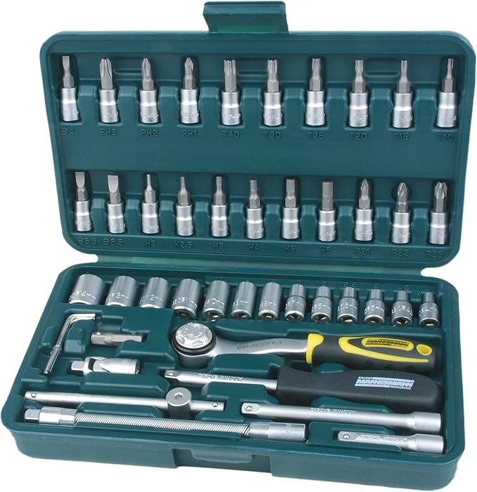 Mannesmann 1/4inch Socket Set Super Lock System (41 Pieces) Amazon.co