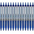 Pilot Precise V7 RT Refillable & Retractable Liquid Ink Rolling Ball Pens, Fine Point (0.7 mm), Blue, 14-Pack
