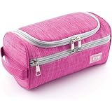 CUBETASTIC Borsa Da Toeletta Da Viaggio Appendibile: Piccola E Capiente, Rosa, Con Gancio Girevole (24x19x9 Cm)
