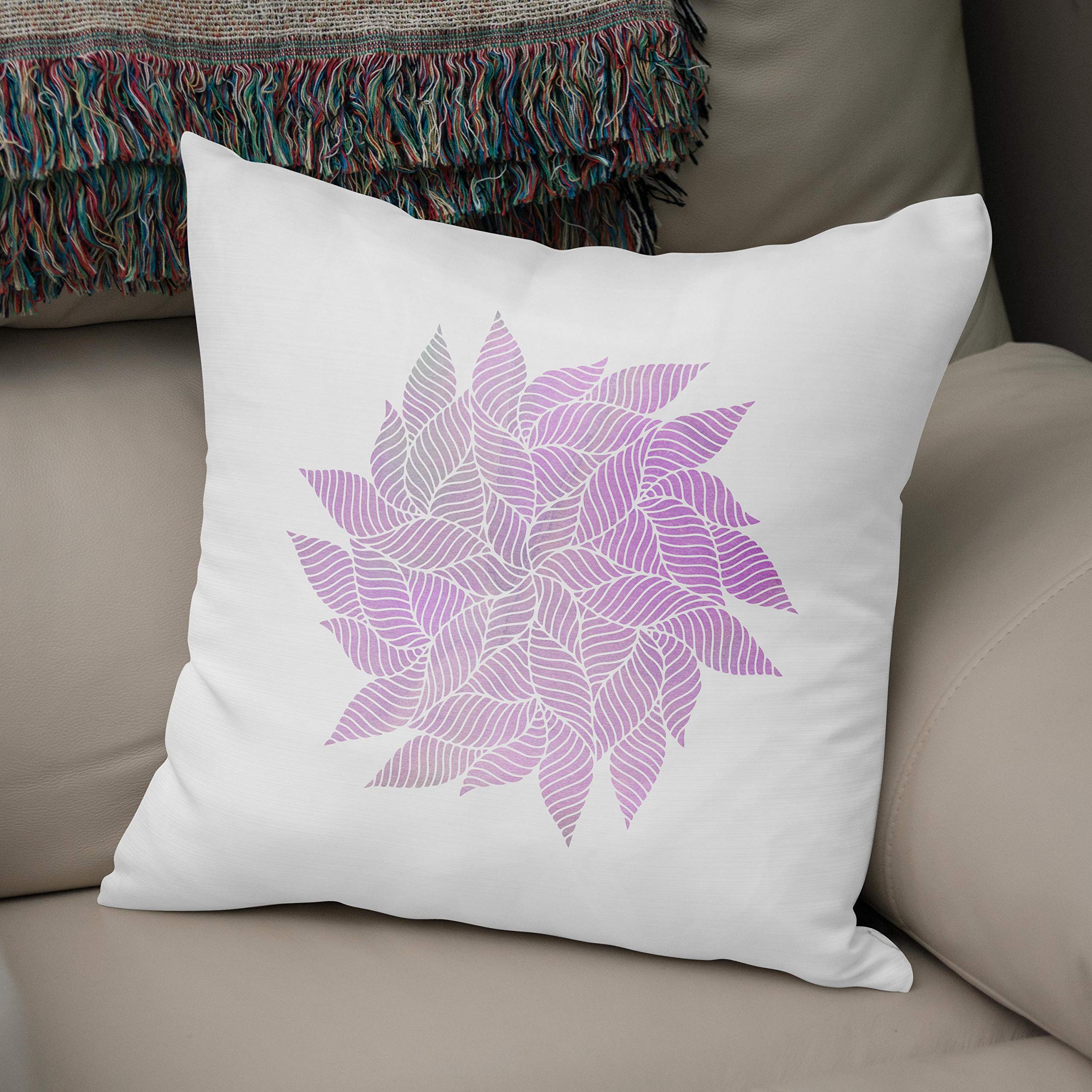 Bonamaison, Decorative Cushion Cover - 50% Cotton 50% Polyester - 43x43cm - Designed and Manufactured in Turkey