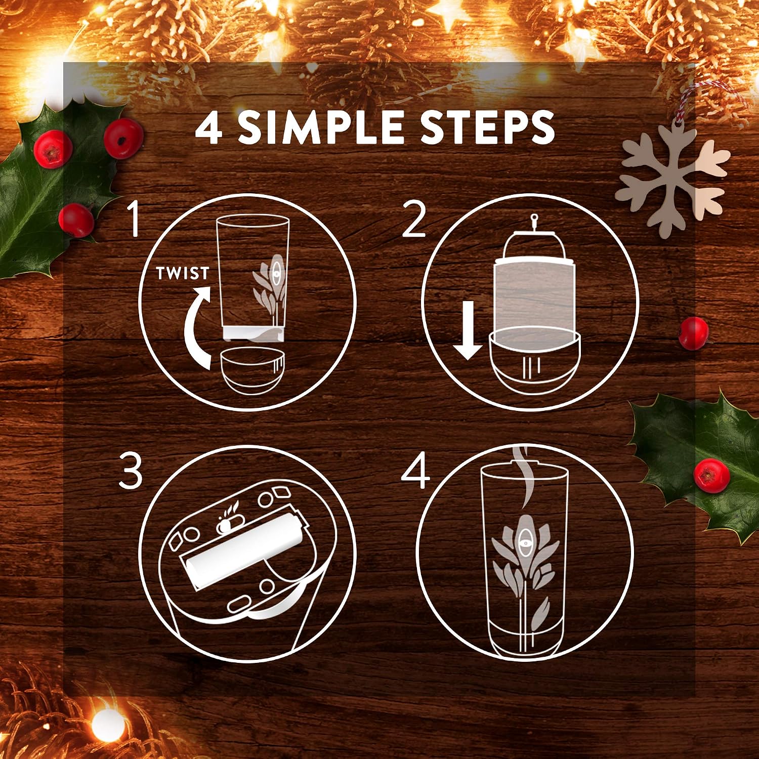 Airwick Freshmatic Autospray Mulled Wine Scent, 6 Refills X 250 ml - Image 5