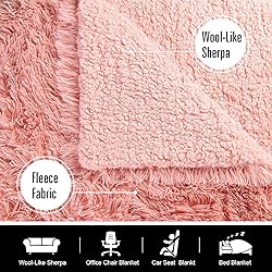 Fuzzy Blanket Sherpa Blankets Fluffy Soft Fuzzy