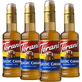 Torani Classic Caramel Flavored Drink Syrup, 12.7 fl oz, 4 Pack