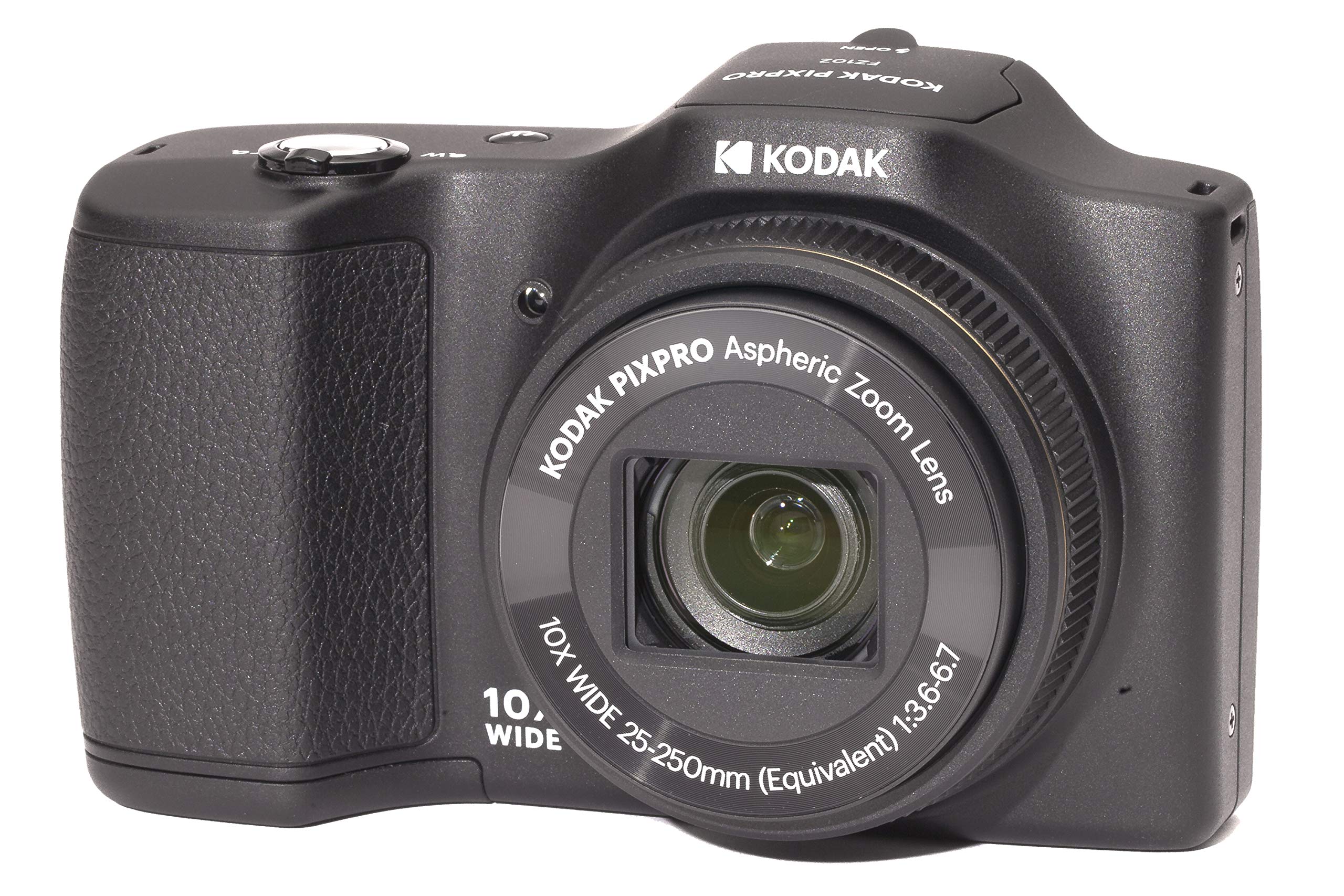 KODAK PIXPRO FZ102 Compact camera 16.15MP 1/2.3" CCD 4608 x 3456pixels Black PIXPRO FZ102, 16.15 MP, 4608 x 3456 pixels, CCD, 10x, HD, Black