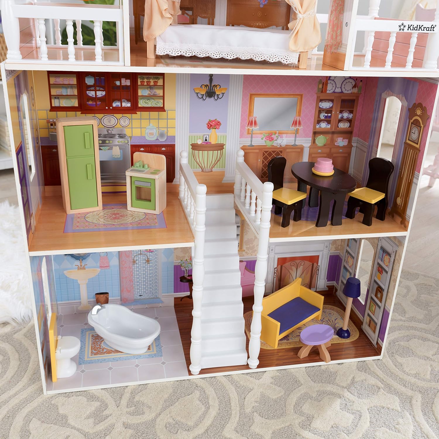 kidkraft savannah dollhouse with furniture