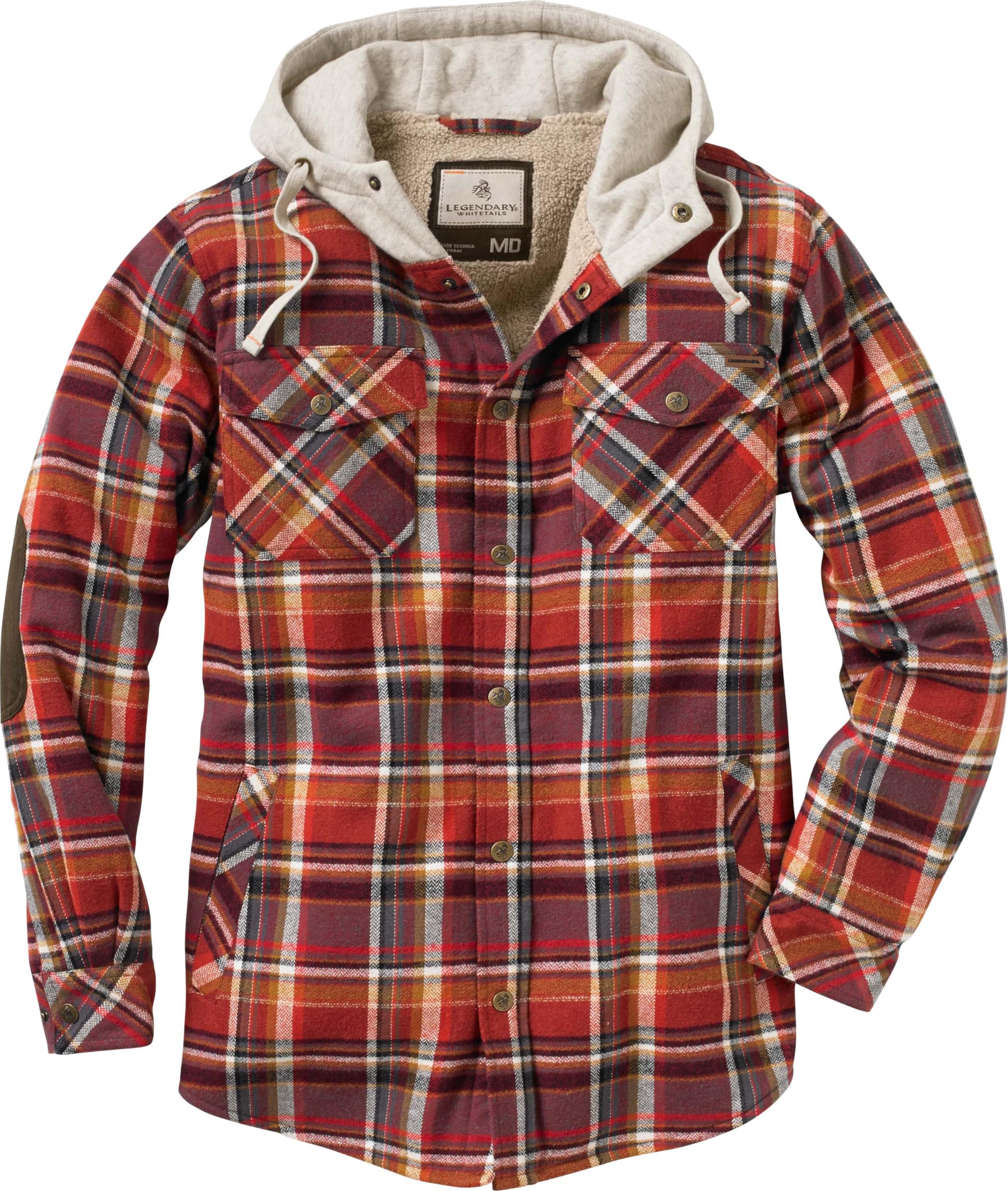 Mens Insulated Shirt Jacket Legendary Whitetails Men's Berber