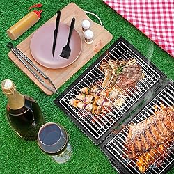Portable Charcoal Grill, HaSteeL Mini Folding BBQ