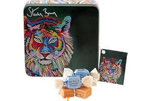 Gardiners of Scotland Handmade Fudge 200g Square Tin, Steven Brown - Kim Salted Caramel Fudge