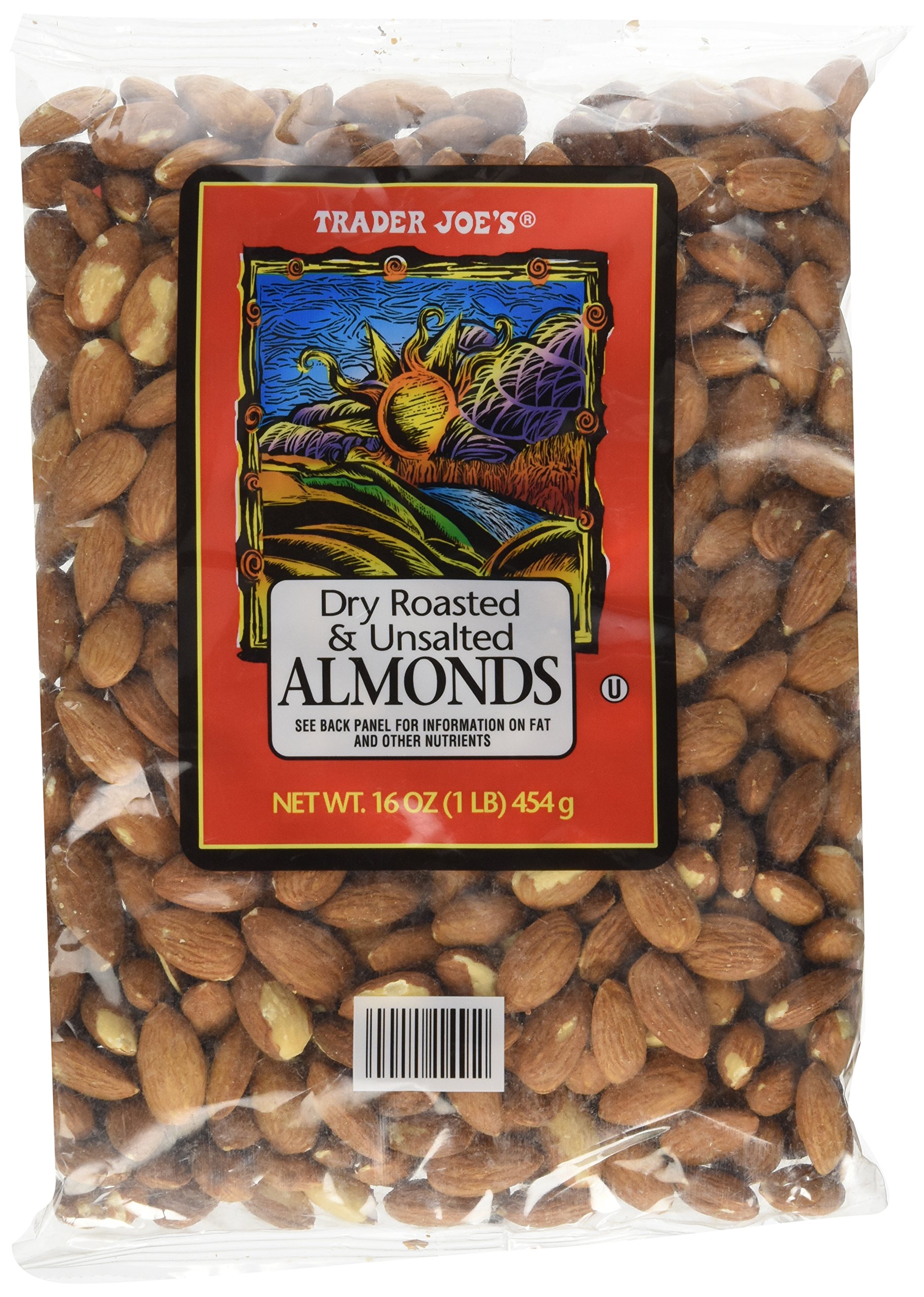 Trader Joe's Roasted & Unsalted Whole Cashews 1lb Snack