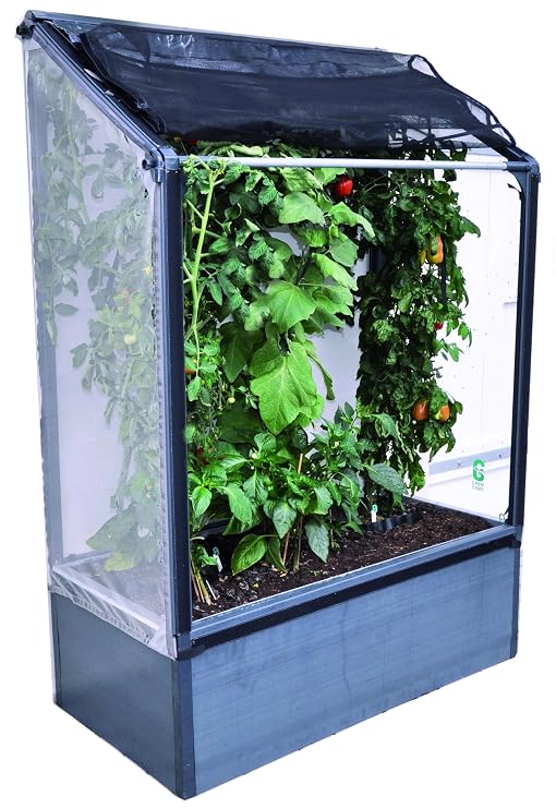growcamp lean-to cultivador vegetales 4 por 1, 9 m por 30, 48 cm ...
