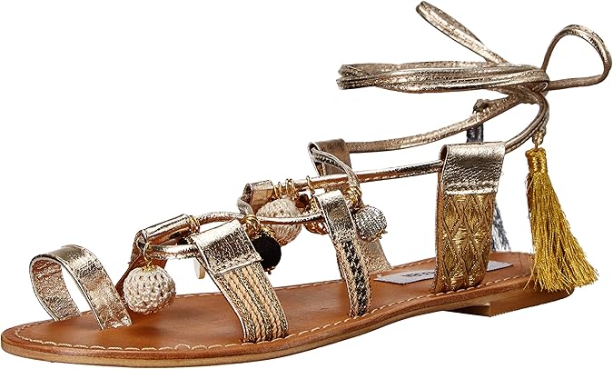 prolific tan toe ring sandals