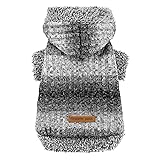 Fitwarm Fuzzy Dog Sweater, Knitted Winter Dog