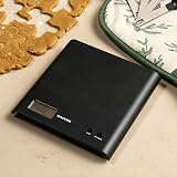 Salter Arc Digital Kitchen Scale 3kg Capacity, Add & Weigh Function, Black view 3