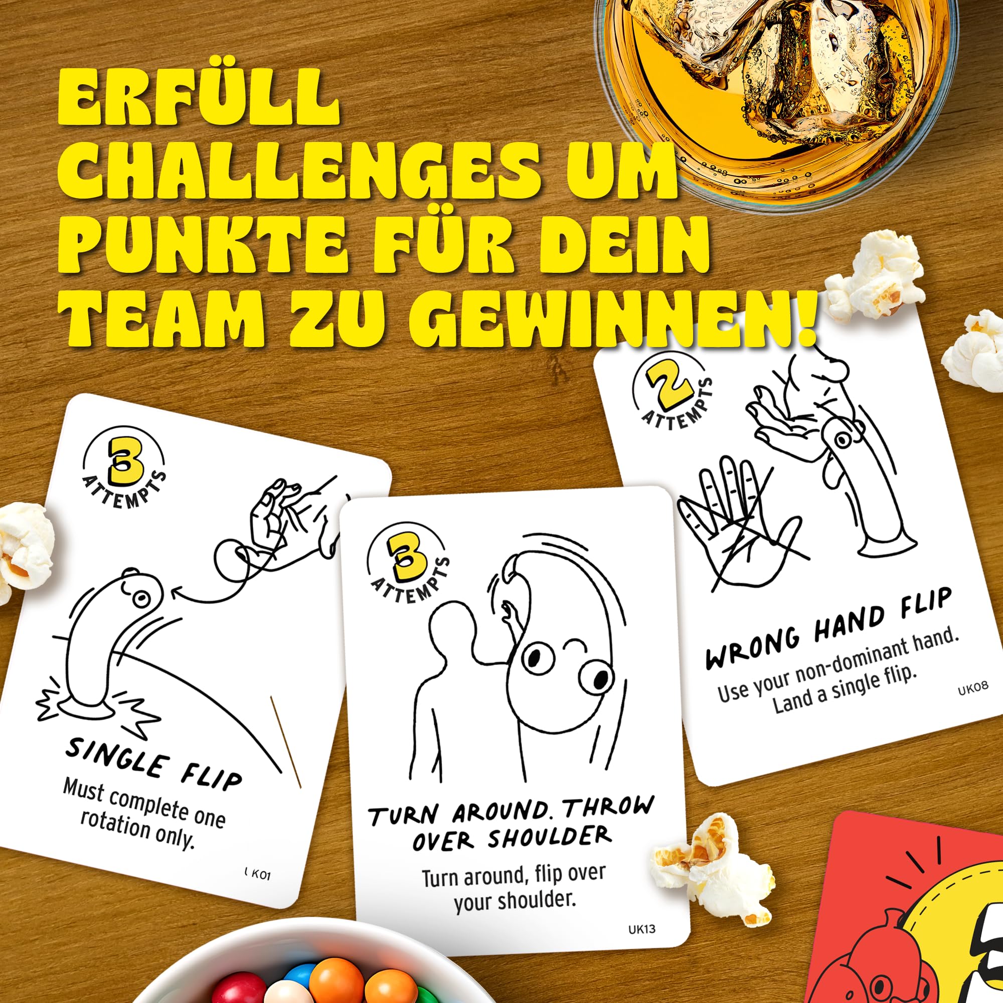 Big Potato Chicken vs Hotdog – Das ultimative Chaotische Partyspiel | Flipping-Fun Partyspiel für Familien & Spieleabende | Bonusinhalt inklusive! 6