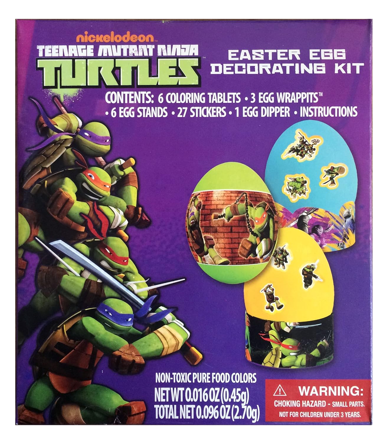 Teenage Mutant Ninja Turtles Easter Egg Decorating Kit