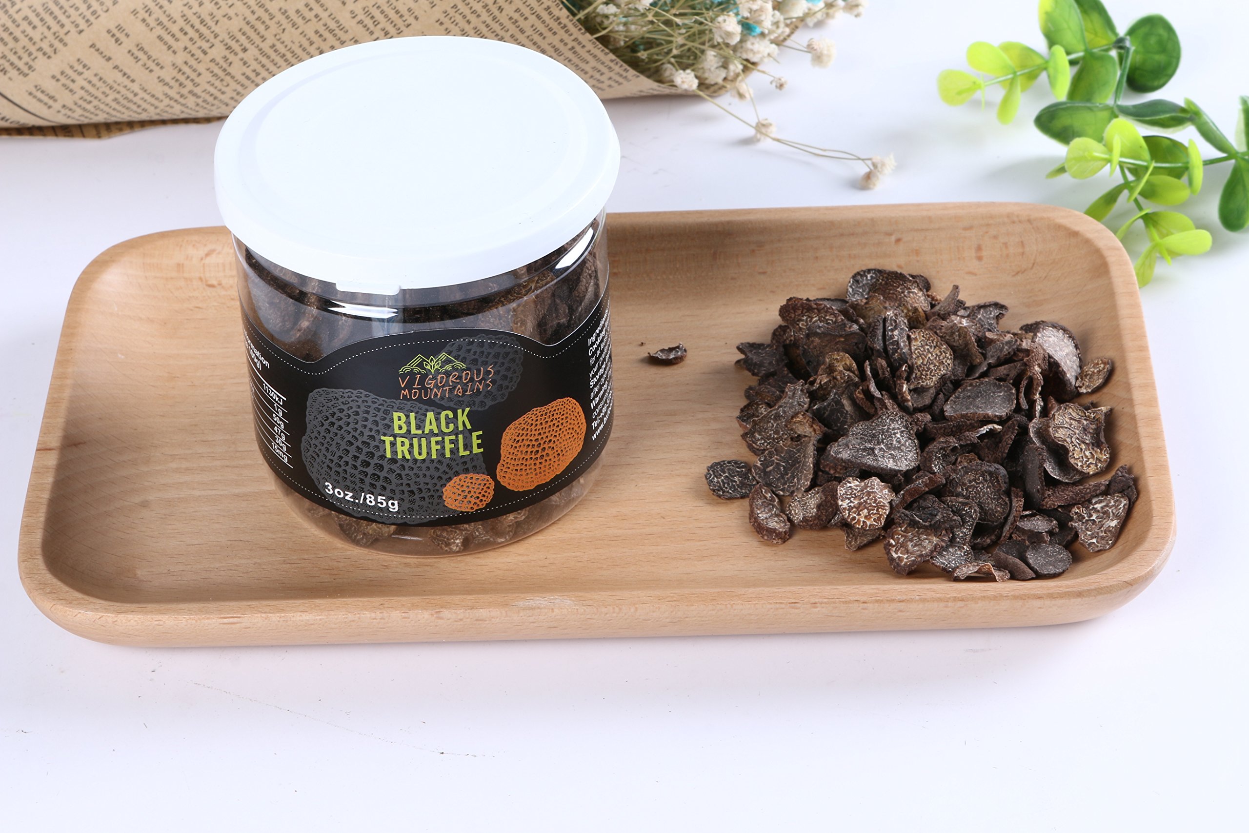 Vigorous Mountains Dried Premium Winter Black Truffle Mushrooms Slices 3 Ounce Buy Online in