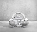 Roxel RCD-S70BT Portable Boombox CD Player with Remote Silver view 3
