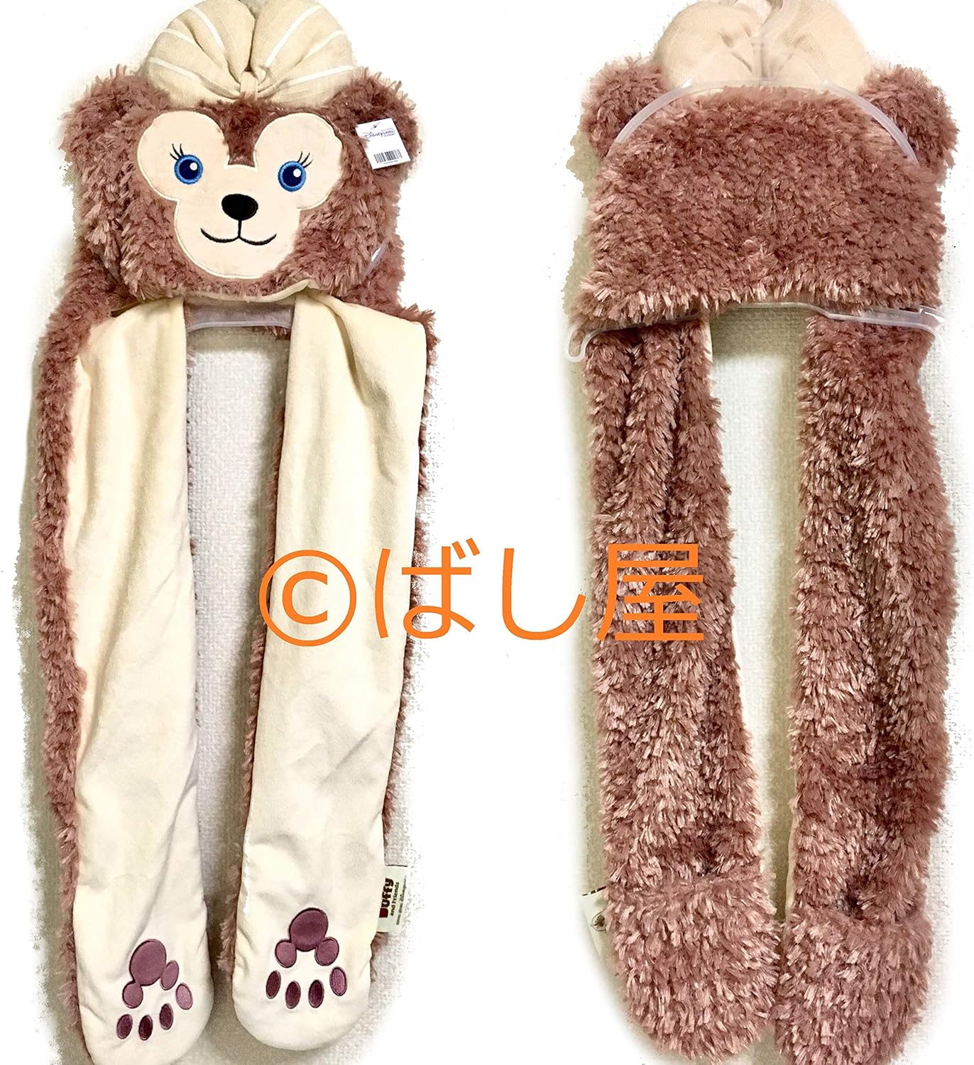 国内未発売 香港ディズニーランド限定 シェリーメイ クリスマス 18 もこもこマフラー 帽子つき なりきり ファンキャップ ホビー 通販 Amazon Co Jp