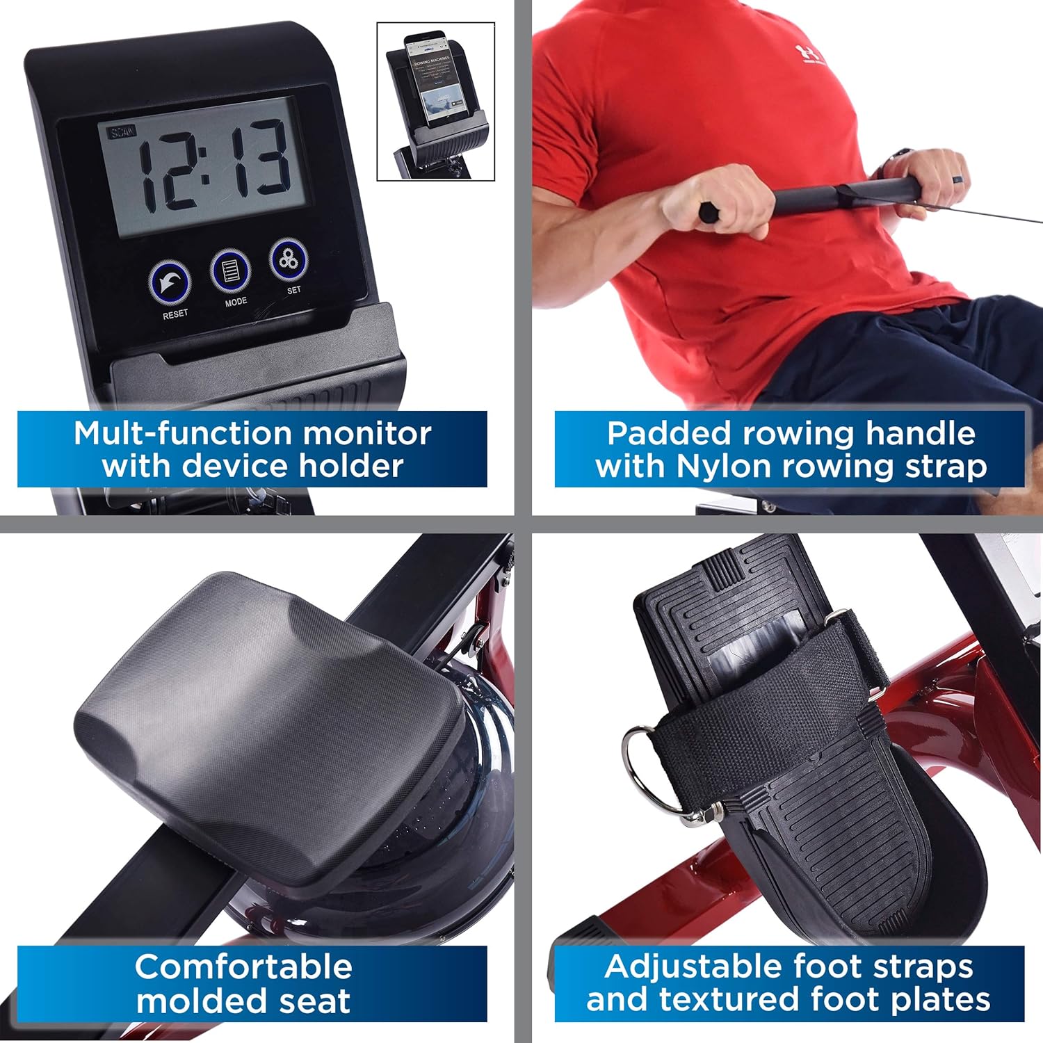 stamina x water rowing machine