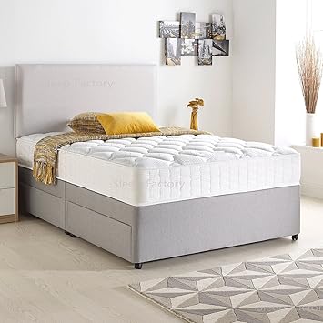 Sleep Factory Limited Divan Bed Set With Quilted Ortho Mattress