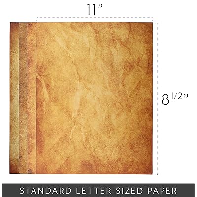 Buy Vintage Antique Design Stationery And Printer Paper 8 X 11 Inch 124 Old Style Paper Sheets Online In Indonesia B07l9f3z2f
