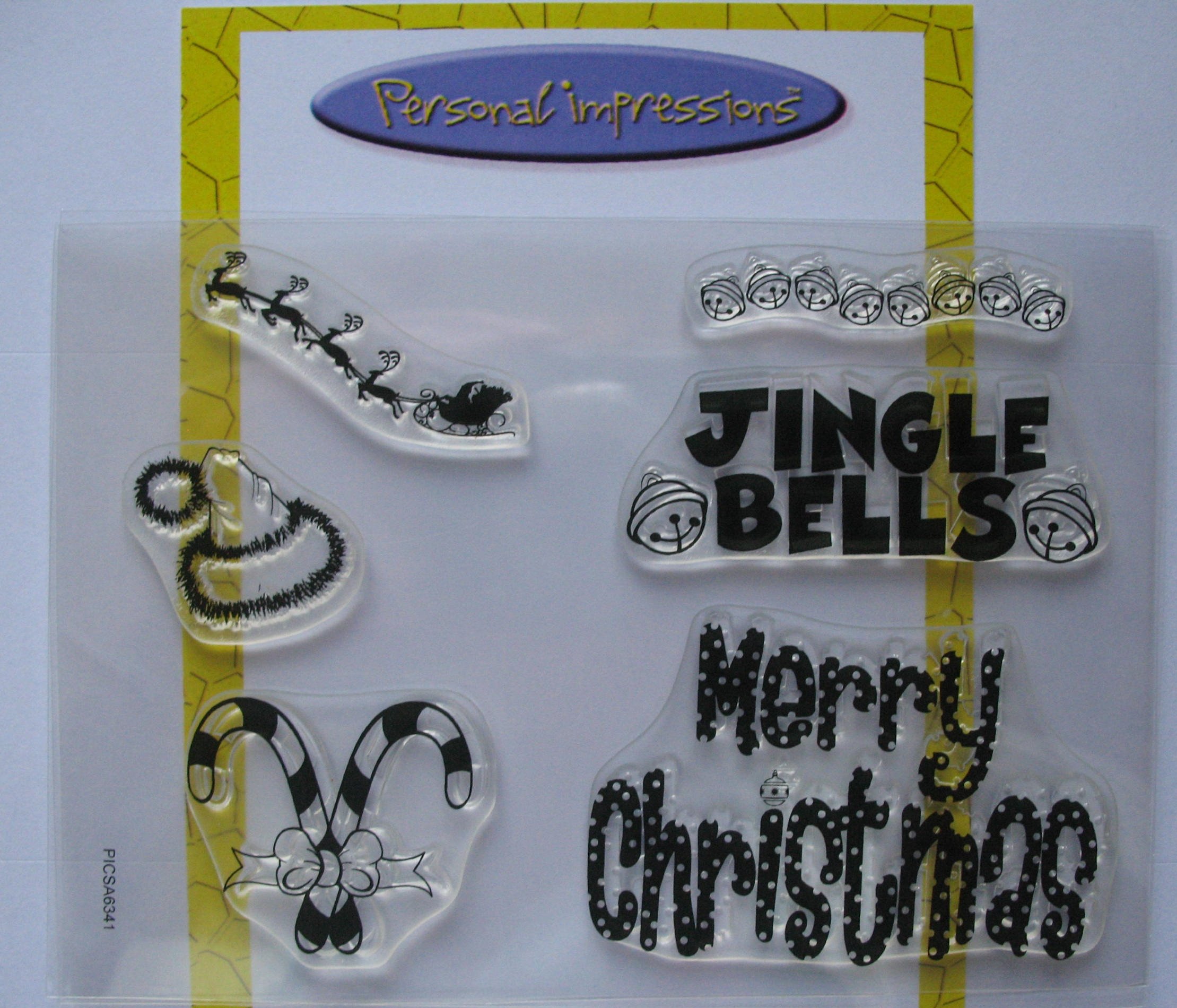 Art Stamps A6 Sandy Finnie Jingle Bells Stamp