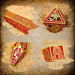 Neteru Dice Egyptian Theme Zinc Alloy Metal Dice