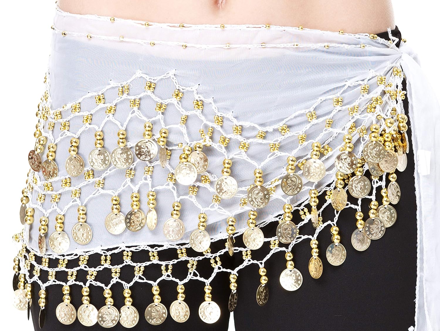 Hüfttuch Mit Schöne Pailletten In Lila - Bauchtanz Webshop Majorelle
