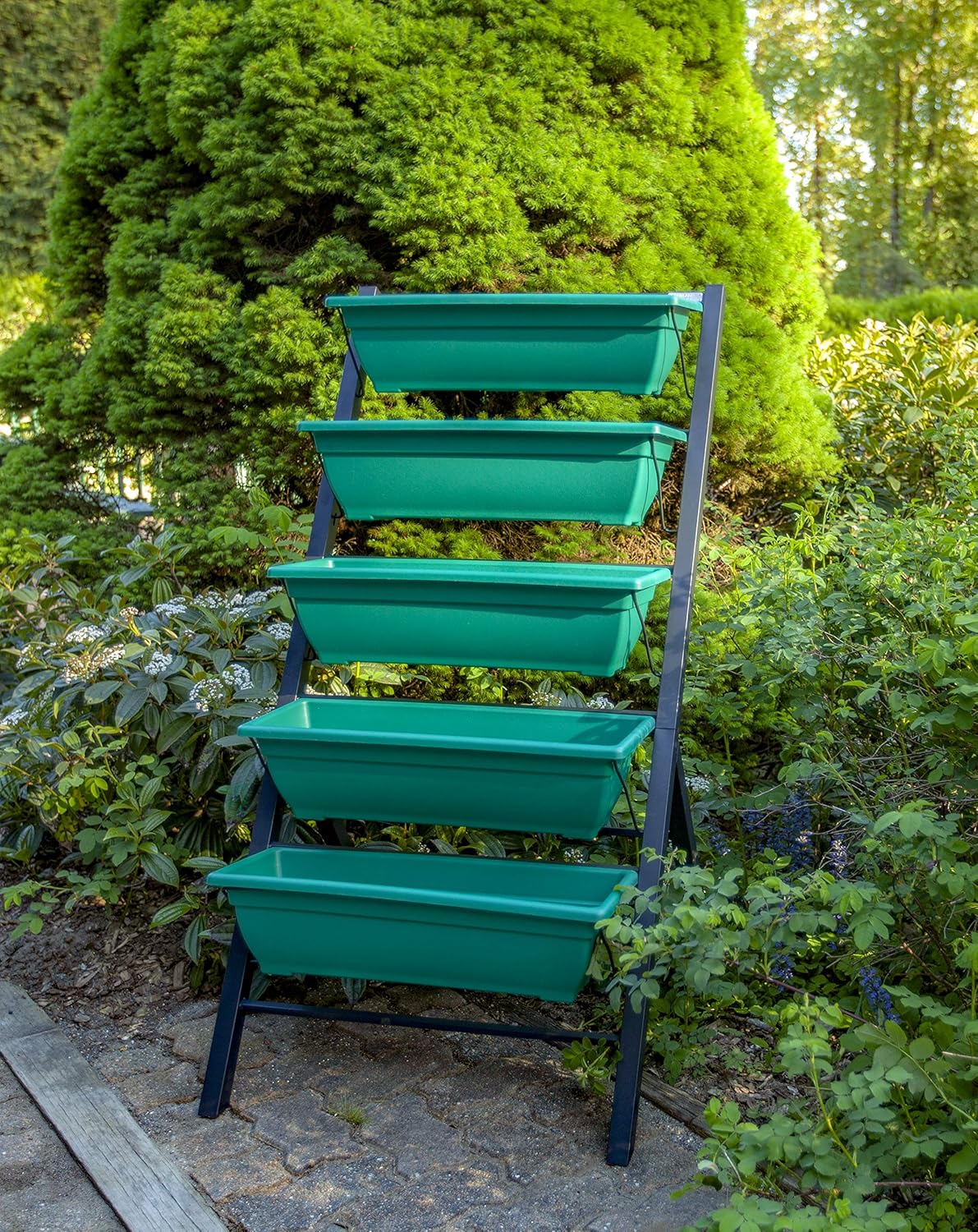 Vertical Herb Garden Planter Box Outdoor Elevated Raised ...