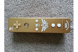 Nintendo Wii Remote Plus, Gold (Zelda Edition) (Renewed)