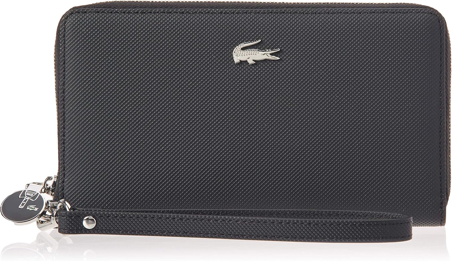 lacoste zipper wallet