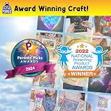 Purple Ladybug SunGemmers Suncatcher Kit Kids 5+ No-M mess Craft Set view 10