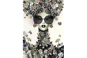 MESARTDECOUPAGE Sticky Rice Paper for Decoupage, Self Adhesive Mulberry & Washi Paper, Decoupage Paper for Furniture, Big Size Decoupage, Craft Supplies, Woman Patterns & Designs PRT3 (2308)