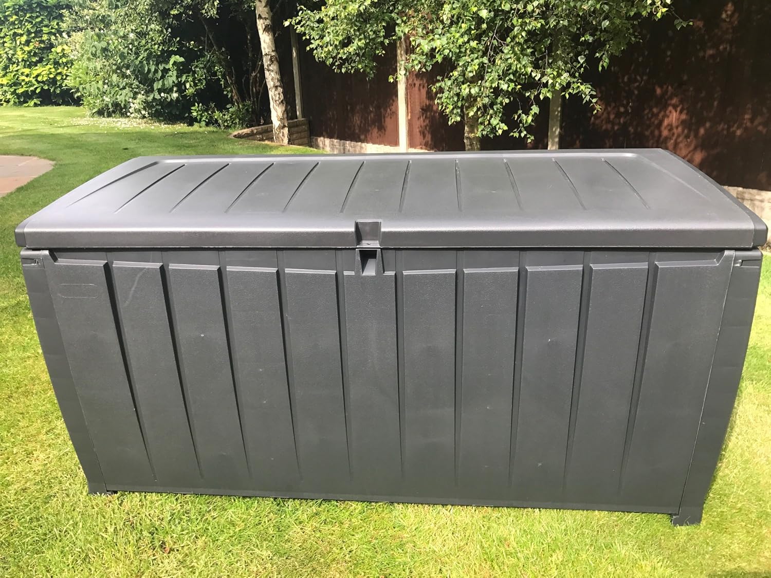 Super Saturday Novel Keter 340 Ltr Garden Storage Box Constructed With