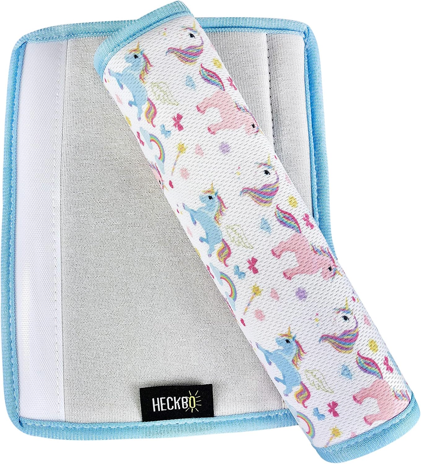 HECKBO 1x Kids Car Seat Belt Pads Seat Belt Protectors, Unicorn - Image 4