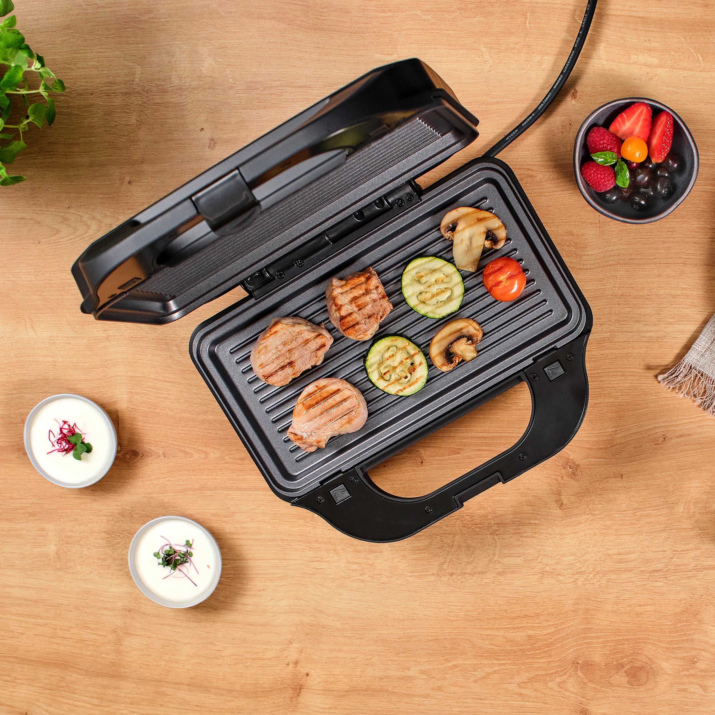 ETA Sandwichmaker 6 in 1 I Sorento Plus I Antihaftbeschichtung für leichte Reinigung ohne Anbrennen I 900 Watt I Waffeleisen, Grill und vieles mehr 7