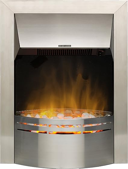 Dimplex Stainless Steel Electric Flame Fireplace