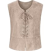 Kids Pirate Renaissance Vest for Boys Costumes Medieval Viking Steampunk Gothic Waistcoat Halloween Cosplay