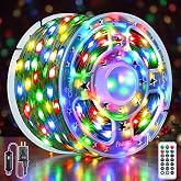Ollny Christmas Lights Outdoor 1200 LED 393FT, Multicolor Fairy Lights | String Lights with Remote, 13 Modes, Timer &amp; Dimmable, IP67 Waterproof Holiday Lights for Christmas Tree, Bedroom, Home Decor