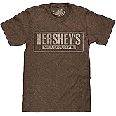 Tee Luv Men's Faded Hershey's T-Shirt - Hersheys Milk Chocolate Logo Shirt