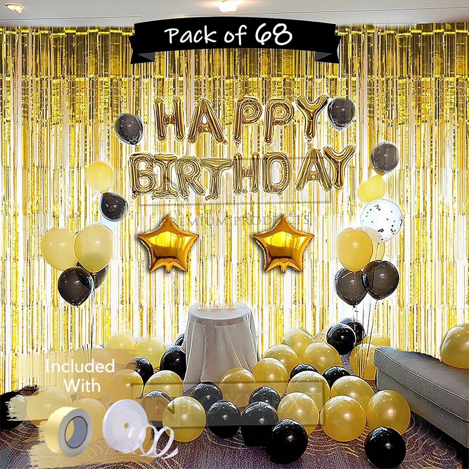 Buy ToyNext Happy Birthday Letter Foil Balloon Decoration Combo with