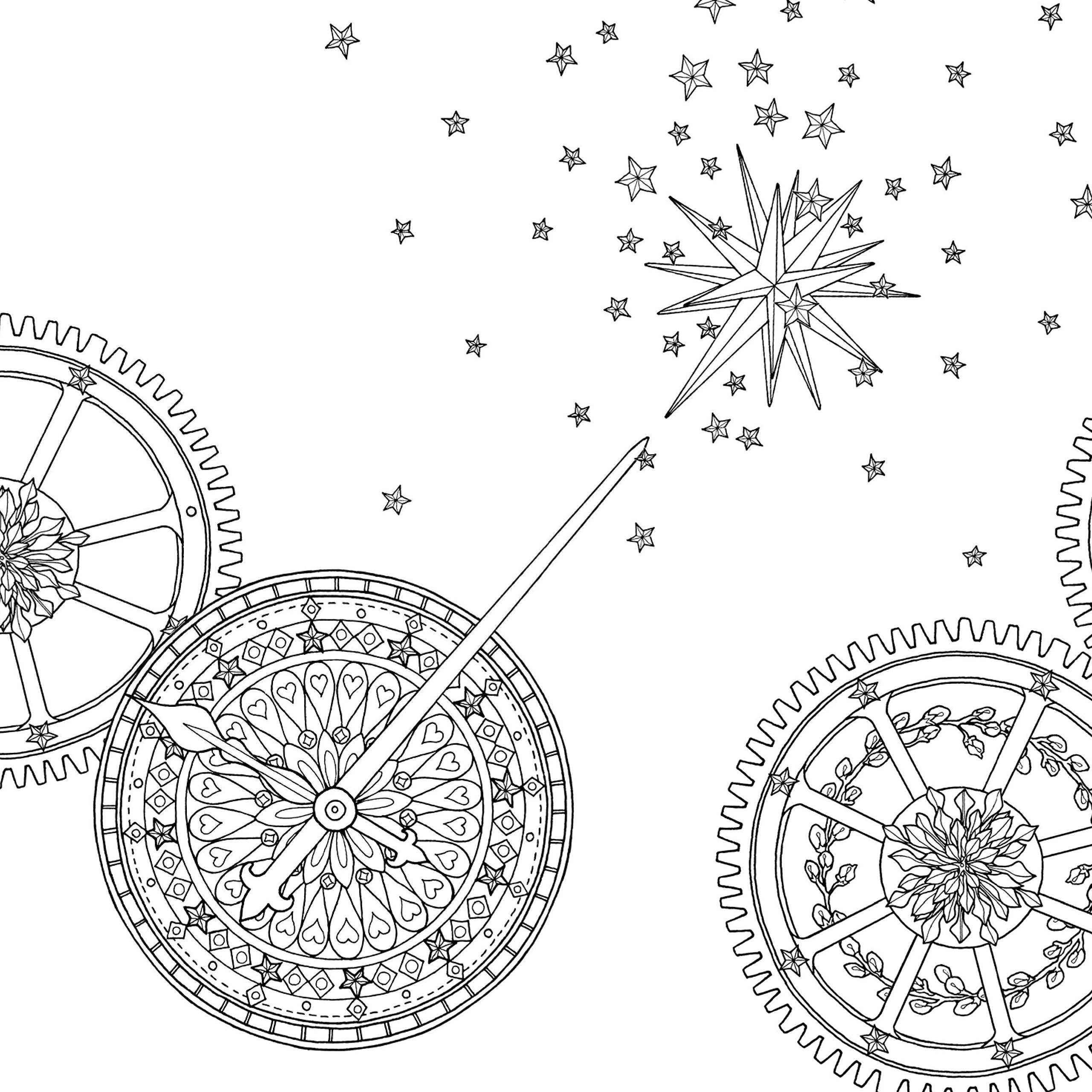 【50++】 星 塗り絵 ~ 印刷可能なぬりえ