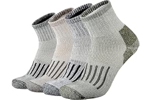 ONKE Merino Wool Low Cut Quarter Socks for Men Outdoor Trail Running Hiking Hiker All Season with Moisture Wicking Control