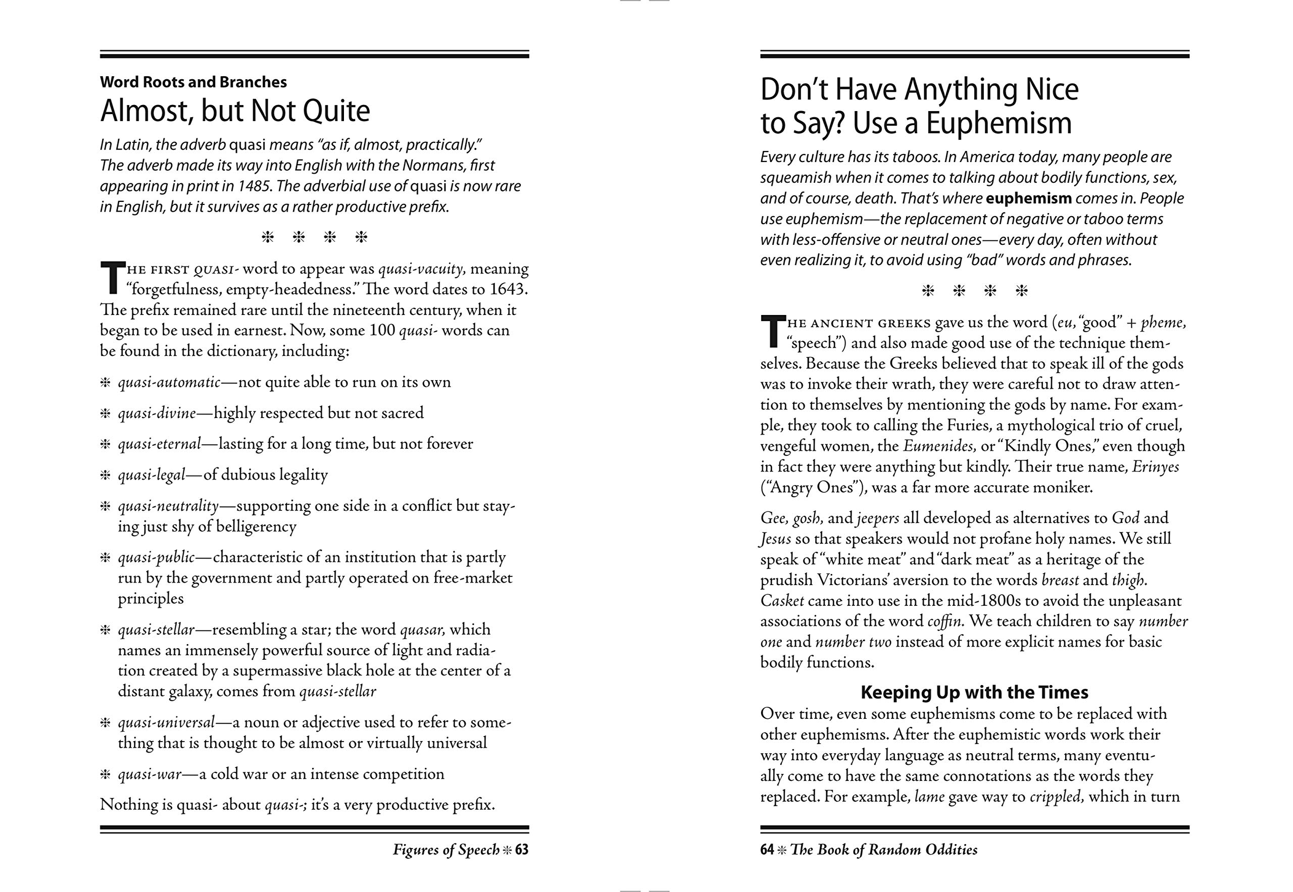 The Book of Random Oddities