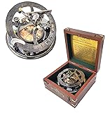 Brass Nautical - 5 inches Large Sundial Compass in