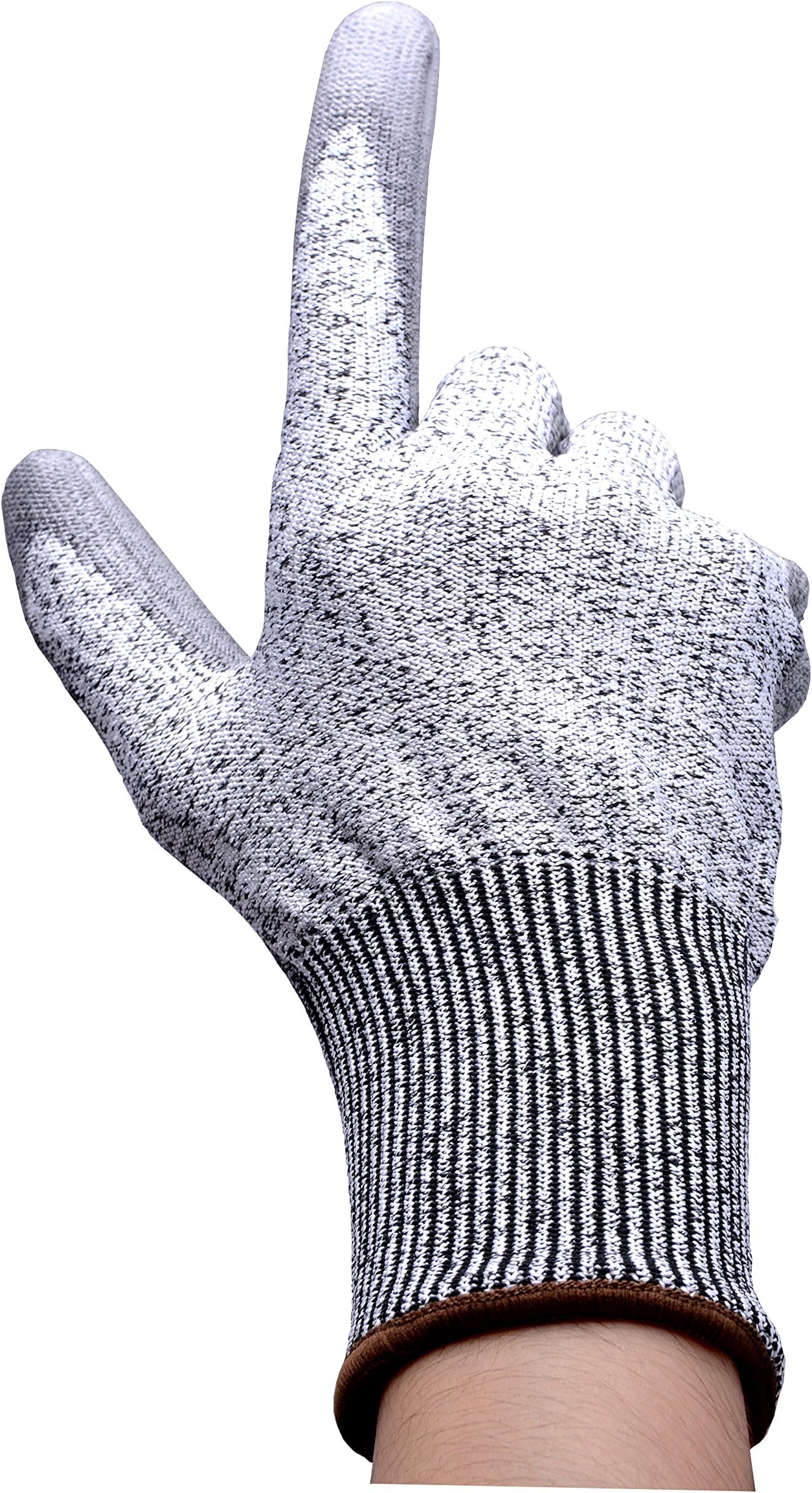 XDT Cut Resistant Gloves with Level 5 Cut Protection Safety, Food Safe Grade Hand Protector for Kitchen,Durable Safety Gloves for Indoor and Outdoor Use