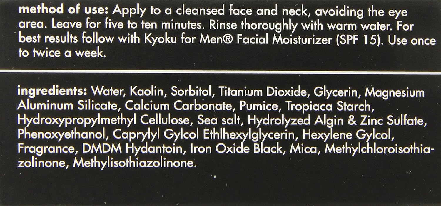 facial cleanser for men by kyoku for men skin care for men face wash